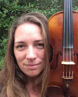 Christine Faught with her violin