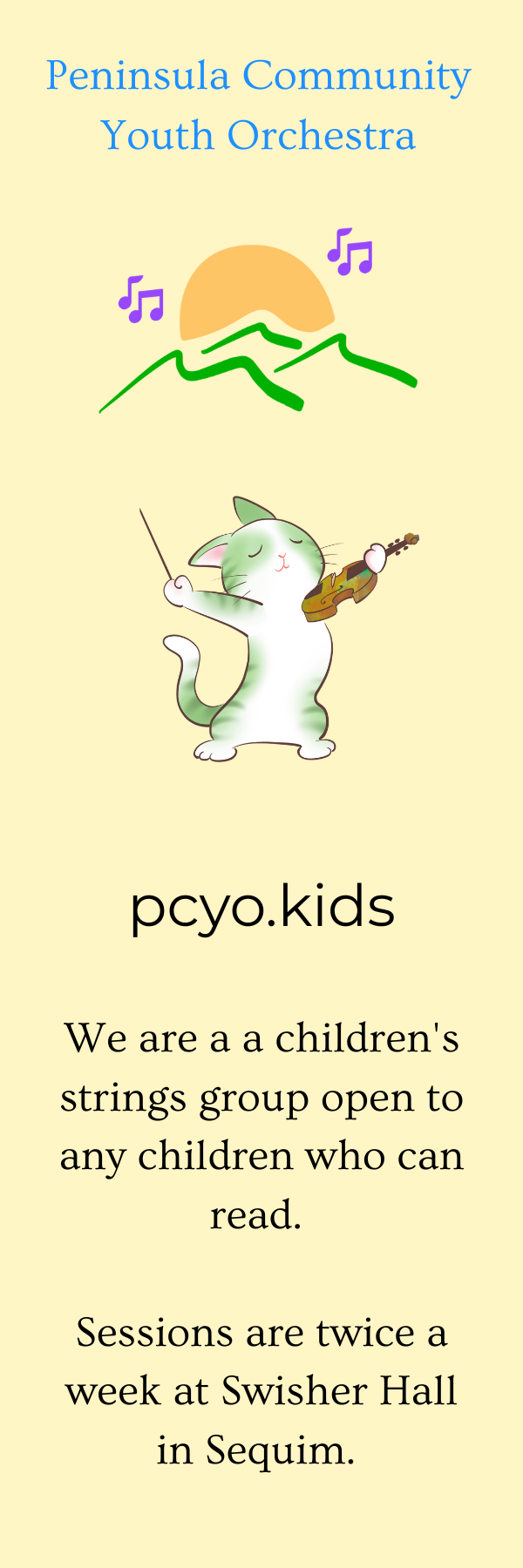 Bookmark Violin Cat